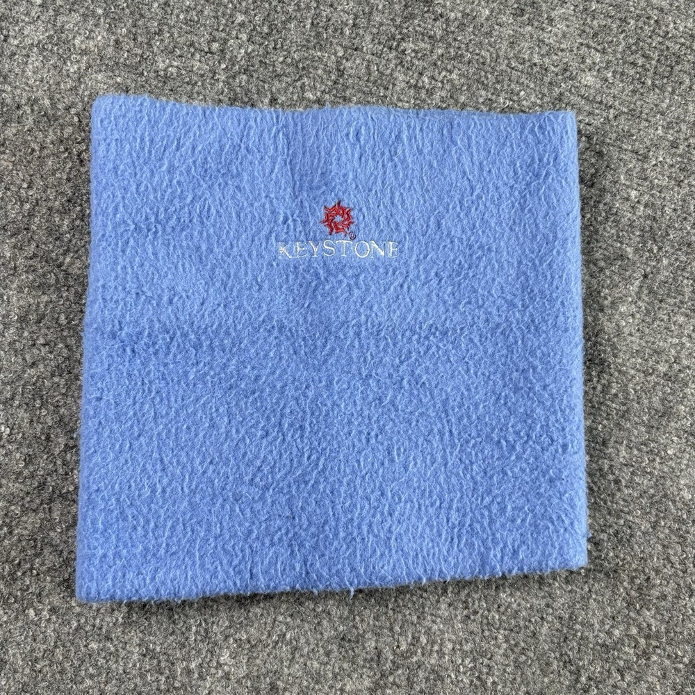 Vintage Y2K Keystone Turtle Fur 30 Below Blue Neck Gaiter Ski USA Fleece Cabin